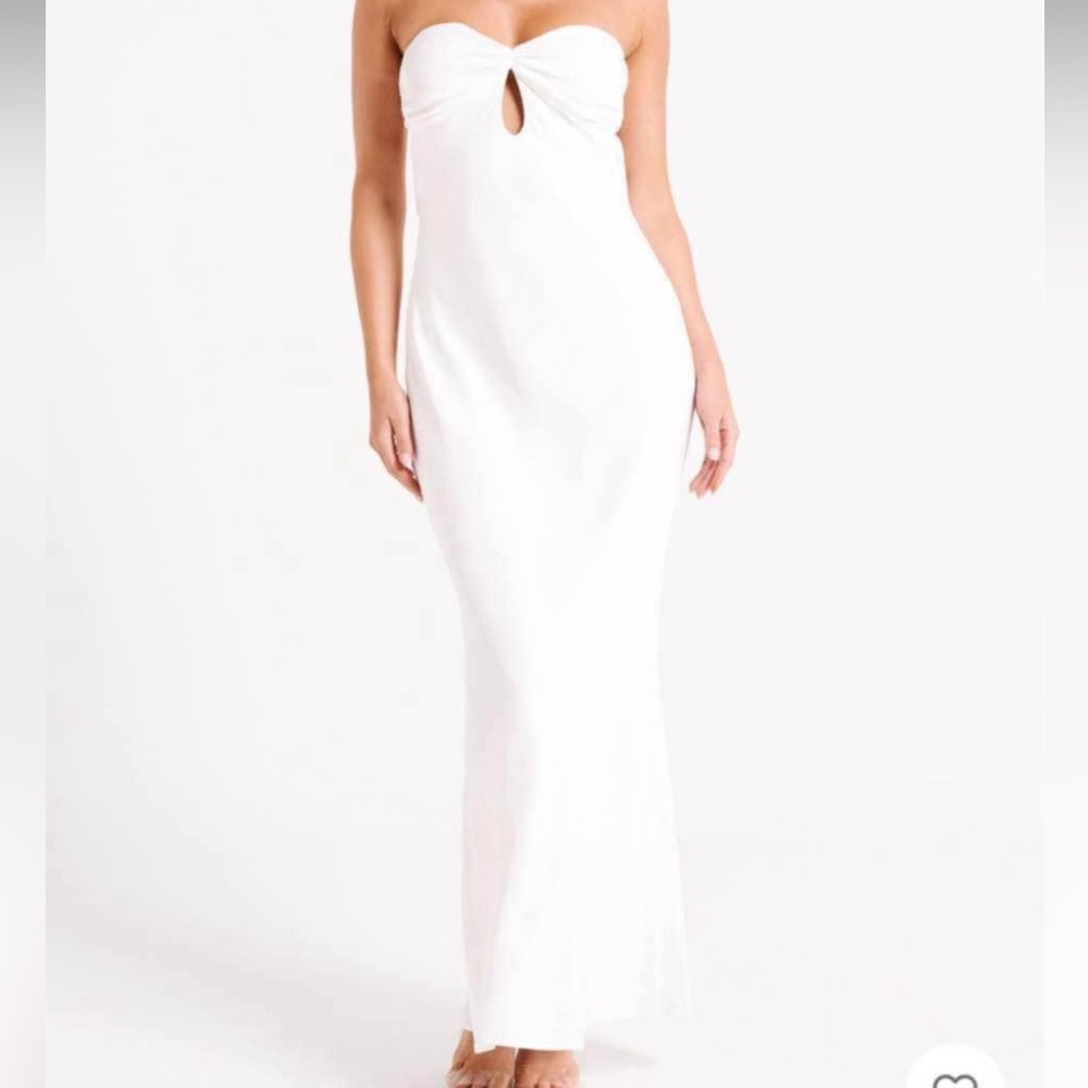 Meshki Antonella White Maxi Dress